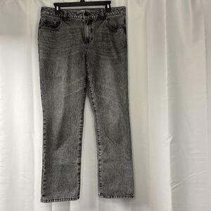 Cabi Womens 100% Boyfriend Jeans BF Smoke Wash Gray Size 10 #4329 Straight Leg